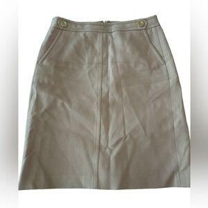 Talbots size 4 tan skirt